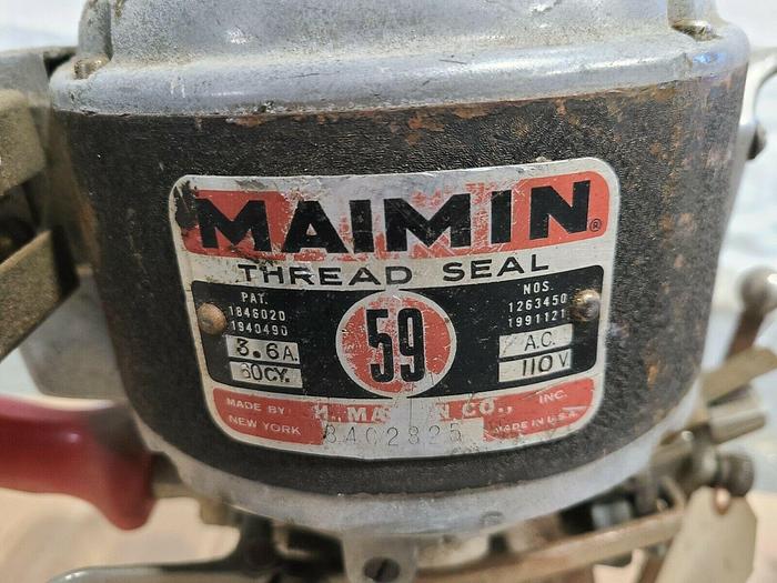 Used Maimin Thread Seal 59 Fabric Leather Rotary Cutting Machine