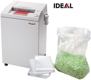 Yellow Colour Coded IDEAL Shredder Bags For 2500, 2600, 3100, 3800 Series (39980513 / 9000037)
