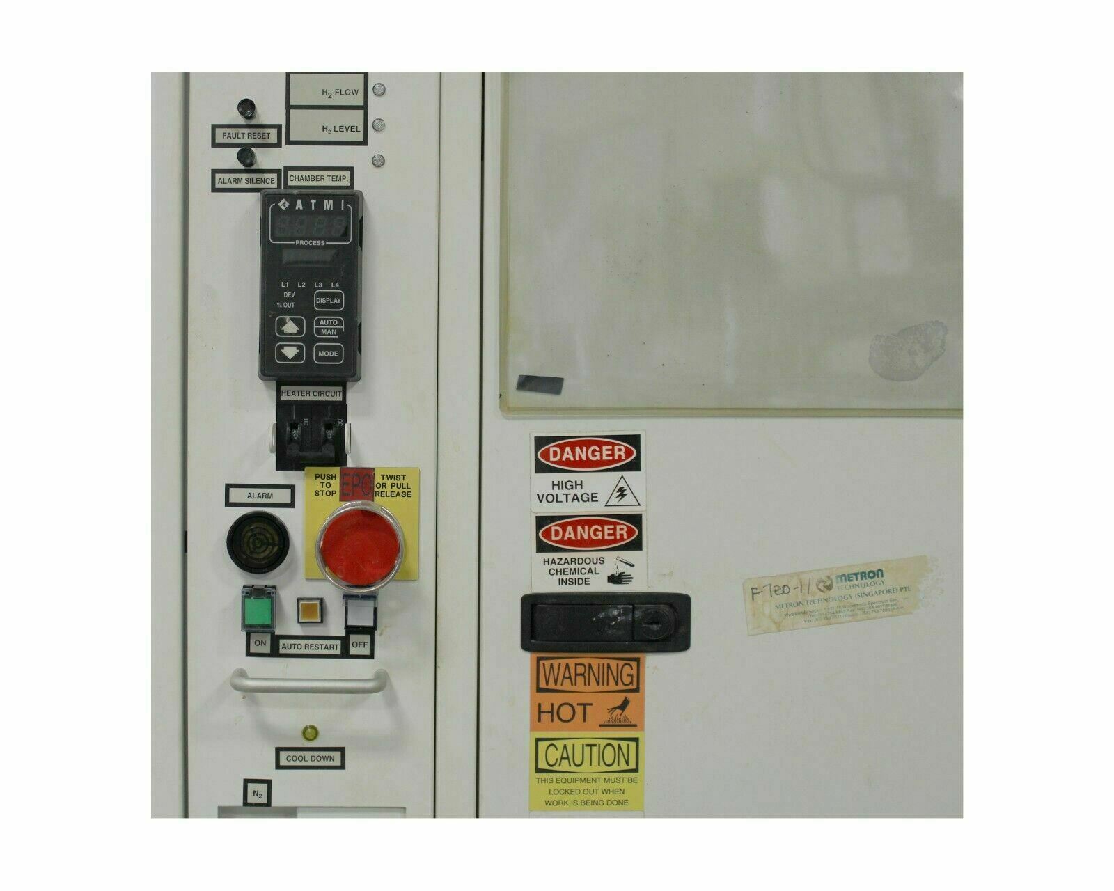 Used ATMI CE6000905 CONTROLLED DECOMPOSITION AND OXIDATION UNIT (CDO) 863