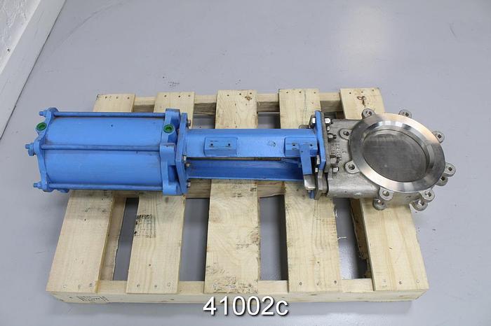 Used Velan 8" Air Operated Knife Gate Valve #41002