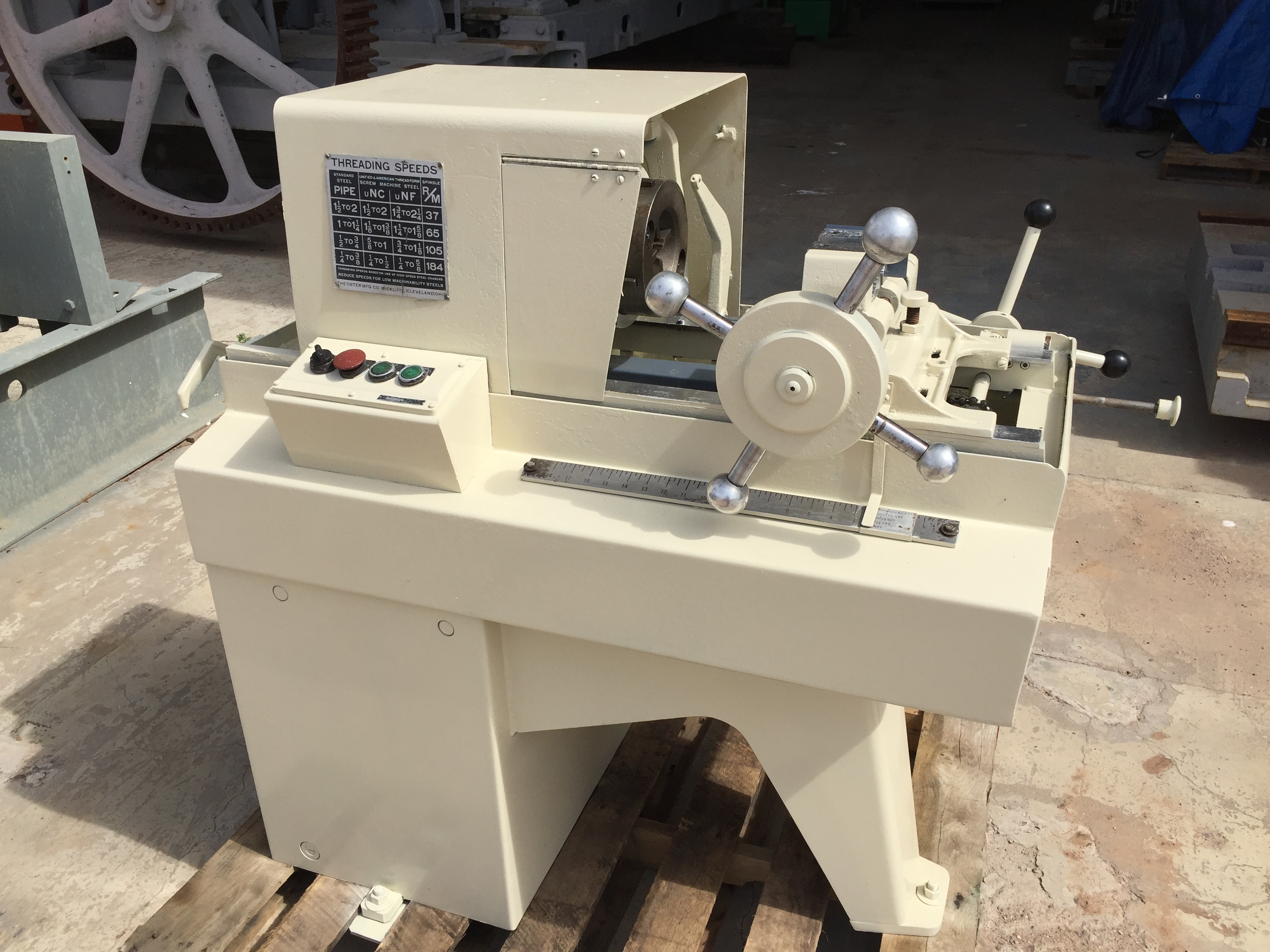 Used 2 1/4” Oster Mdl. 792-A, SN: RV-2,  Bolt Threader