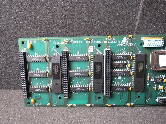 Used ANORAD D39012B ASSY: 62541 I/O MASTER II INTERFACE BOARD