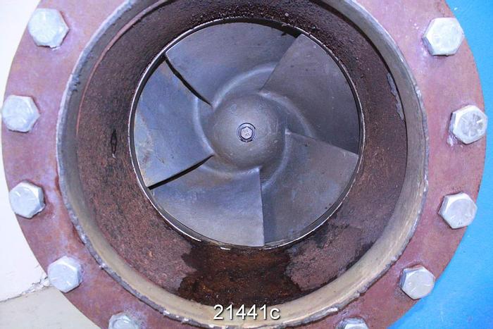 Used Goulds 3175 Pump, 3175L, 18X18X22H, Ductile Iron Casing, Stainless Steel Impeller #21441