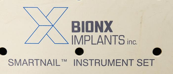 Used BIONX IMPLANTS INC. Smartnail Instrument Tray