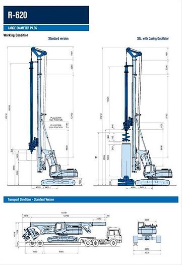 Used 2006 Soilmec R-620 Drill Rig - Crawler