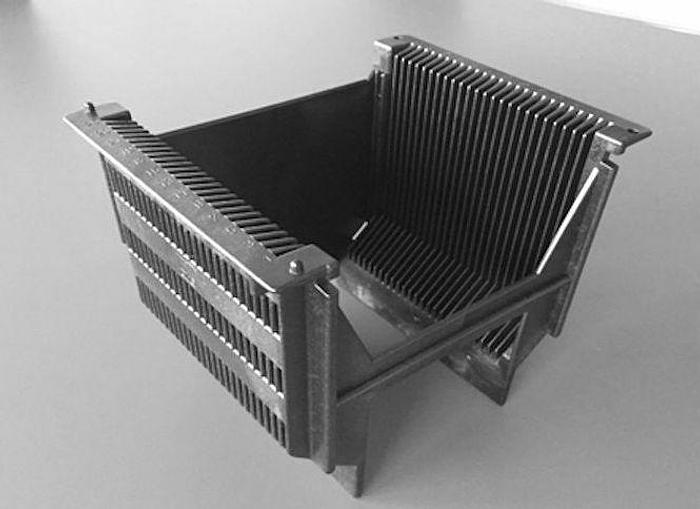 Used 2 x Entegris ROBOX Wafer Box E124-60 with Cassette PA194-60MB , Fluoroware 6"