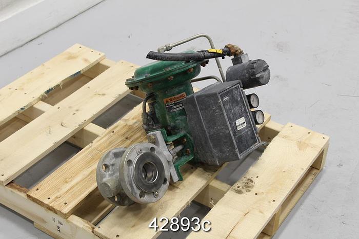 Used Fisher V150 2" Vee-Ball Valve, Stainless #42893