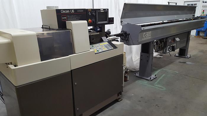 Used 2001 Edge Technologies C-320 Bar Feeder for Swiss Turn Screw Machines