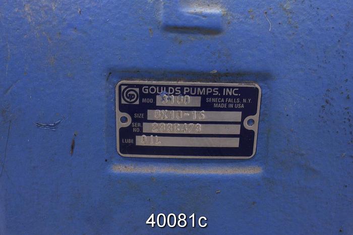 Used Goulds 3180 L Pump Power End #40081