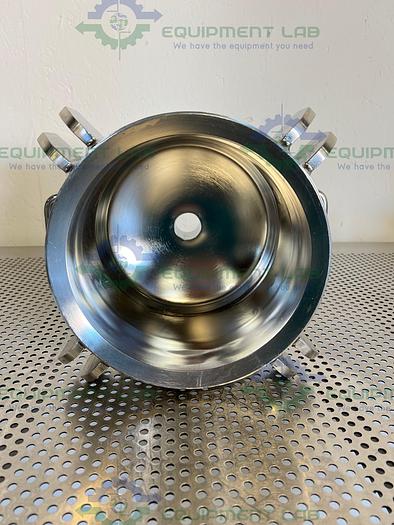 Used Pall PHQ59746 Stainless Steel Filter Housing Cap 9.5" OD w/ 1" Sanitary Fitting