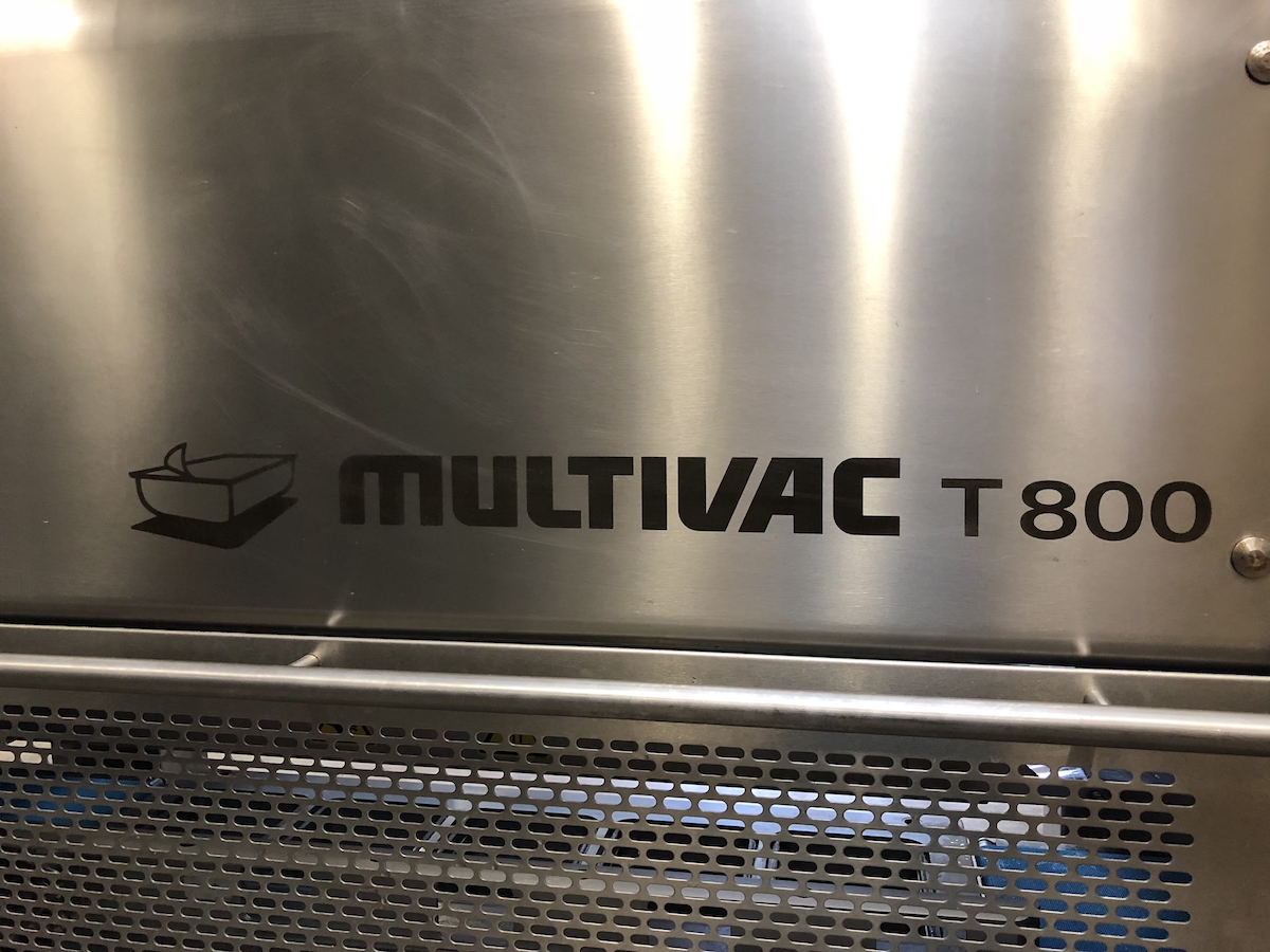 Used Multivac T800 high speed MAP traysealer