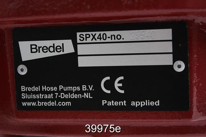 Used Bredal SPX40 Peristaltic Hose Pump #39975