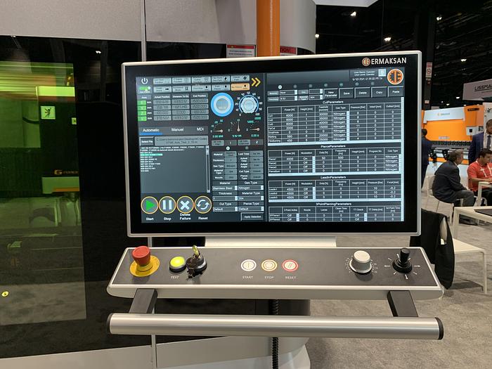 4000 WATT ERMAK GEN-5 FIBER LASER CUTTING MACHINE