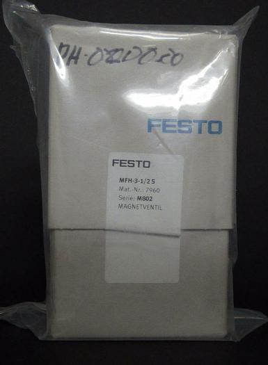 Festo MFH-3-1/2S 7960 Solenoid Valve, NEW in Box (3867)