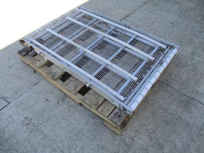 Used Conveyor Section; Wire Belt; 30"Wx4'L