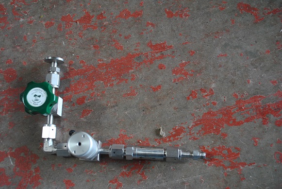 Used Nupro ss-bnv51-c  mini gashleen filter