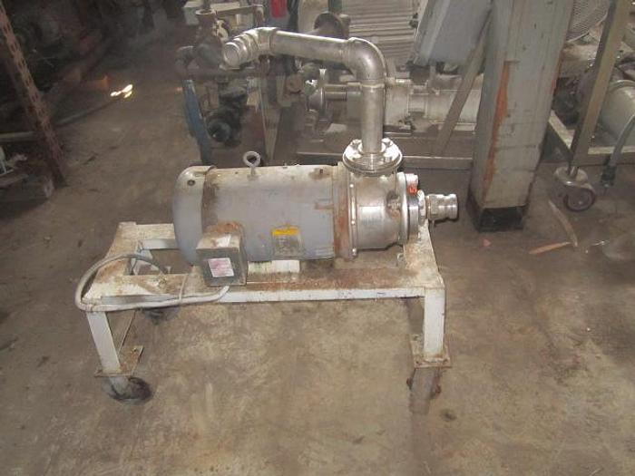 Used Pump, Centrif., 10 HP, S/st, 1.5 x 2.5 x 6, Sani #C734247