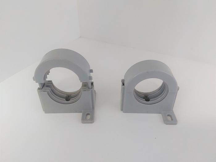 25 Stück Schlauch- + Rohrhalter, 13x D38mm, 12x D47mm  neuwertig