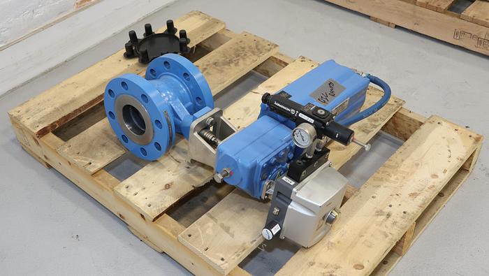 Used Metso Q-REDA03DJJST 3" Vee Ball Valve With Q-Trim Technology #44603