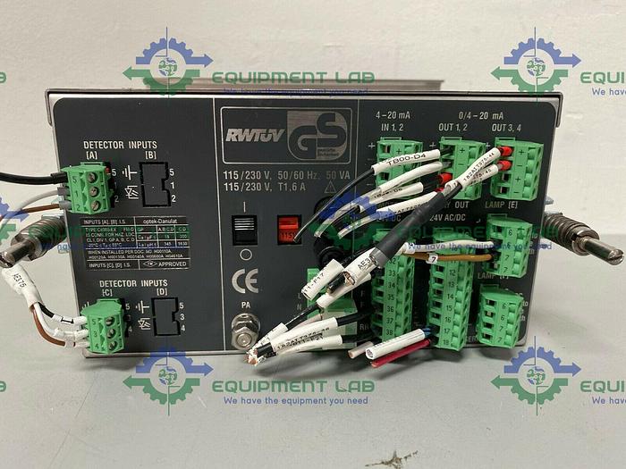 Used Optek Control 4000 C4222-EX FM-D Photometric Analyzer Converter 115/230V