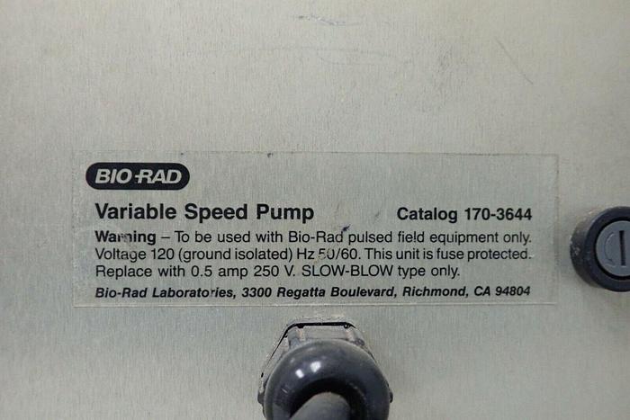 Used Bio-Rad 170-3644 Variable Speed Pump