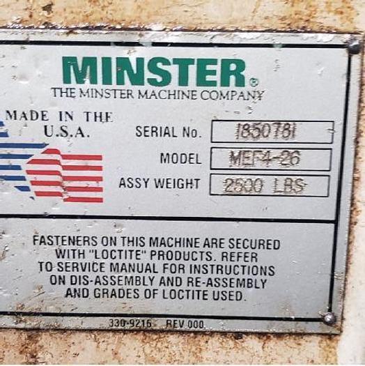 Used 1996 MINSTER E2-300-72-42