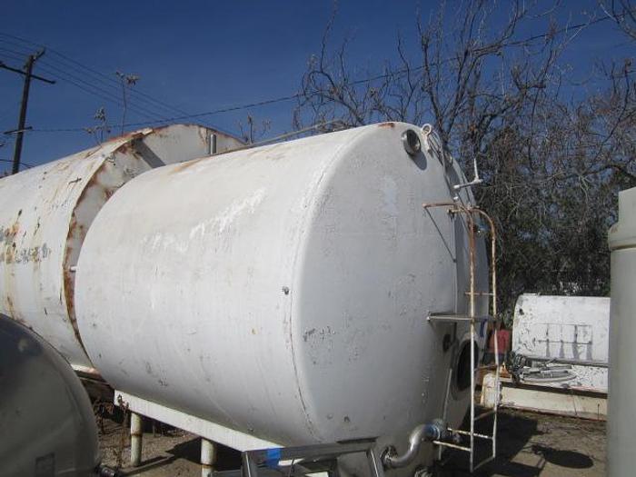 Used Tank, 3,000 Gallon, 316 Stainless Steel, Jacketed, Horiz, CE Howard, S738842 #S738842