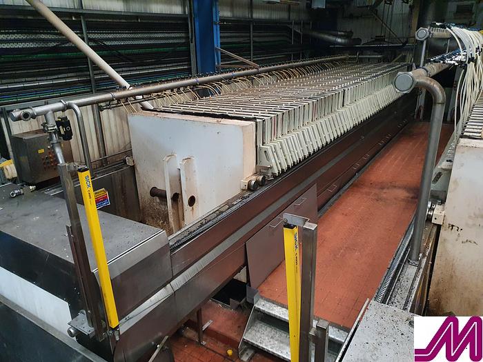 Used Meura 2001 Hydraulic Filter Press