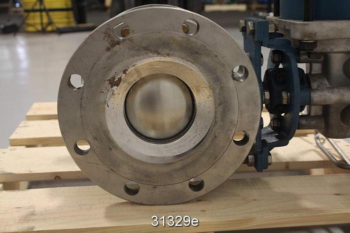 Unused Jamesbury 5150 313600TT1 6" Control Ball Ball Valve #31329