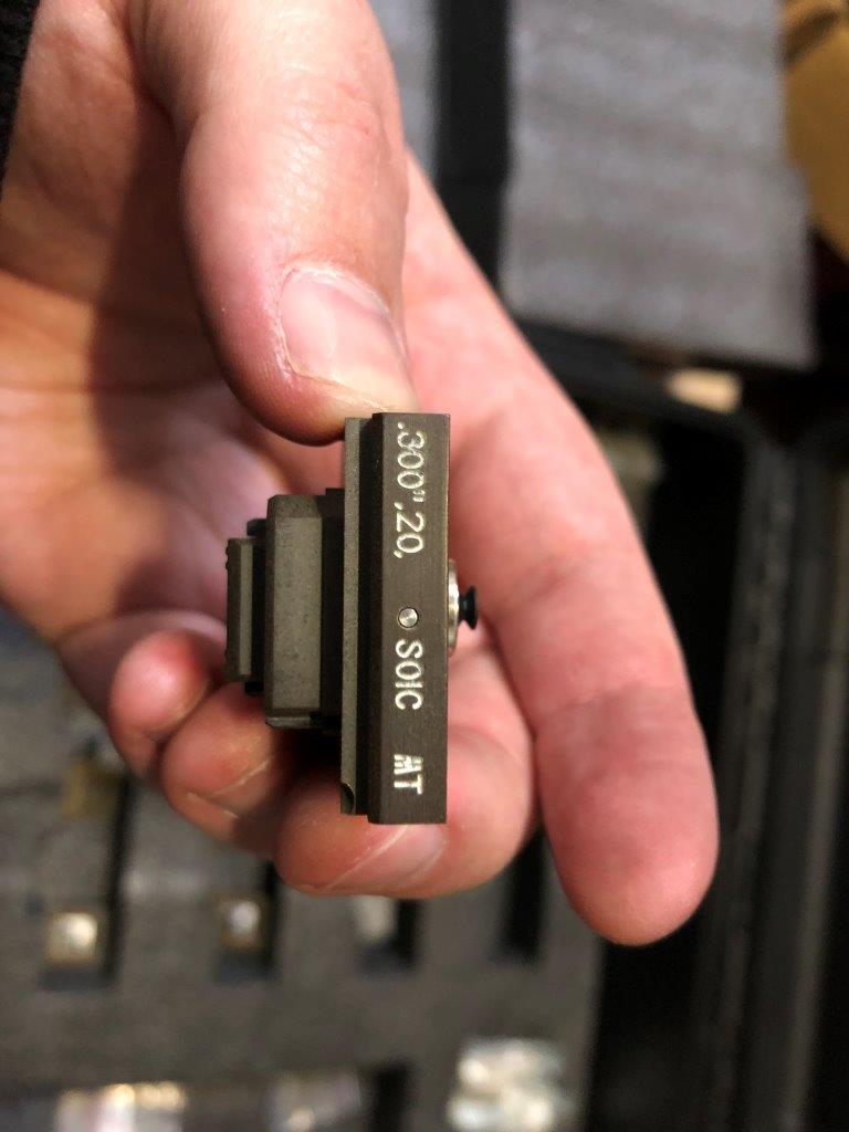 Used Delta Edge DE8000 20lds SOIC .300 WSO Test Handler Change Kit