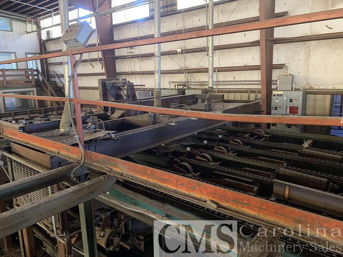 Used Brewer 9-Head Resaw Line