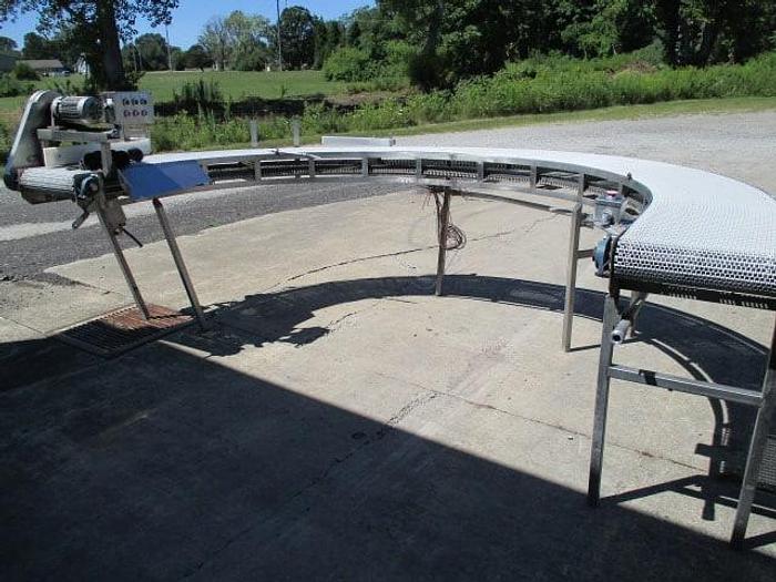 Used 180 Degree Stainless Steel Turn Conveyor