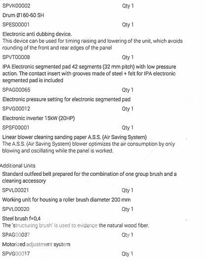 Used 2019 Viet Opera 5 Wide Belt Sander