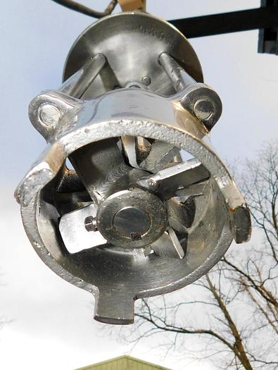 Used 1.5 HP HILL IMMERSIBLE HOMOGENIZING MIXER - S/S