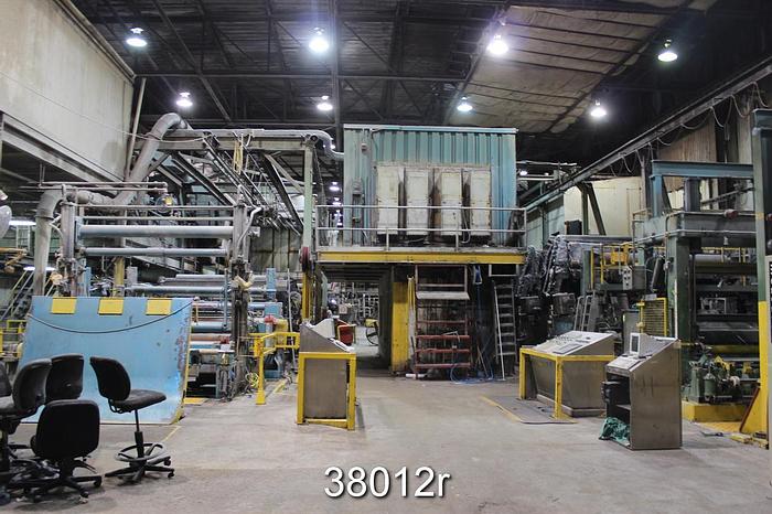 Used Beloit Tissue Machine 100" Web 96" Trim, 4000FPM, 75 TPD #38012