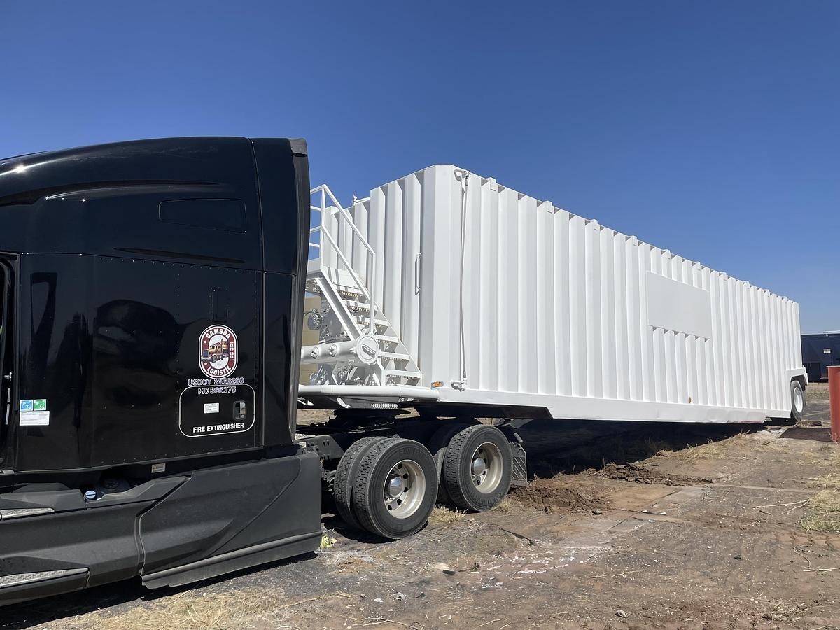 Refurbished 500BBL Frac Tanks- 43x8.5x11, Corrugated Steel, V-bottom, Full Refurb