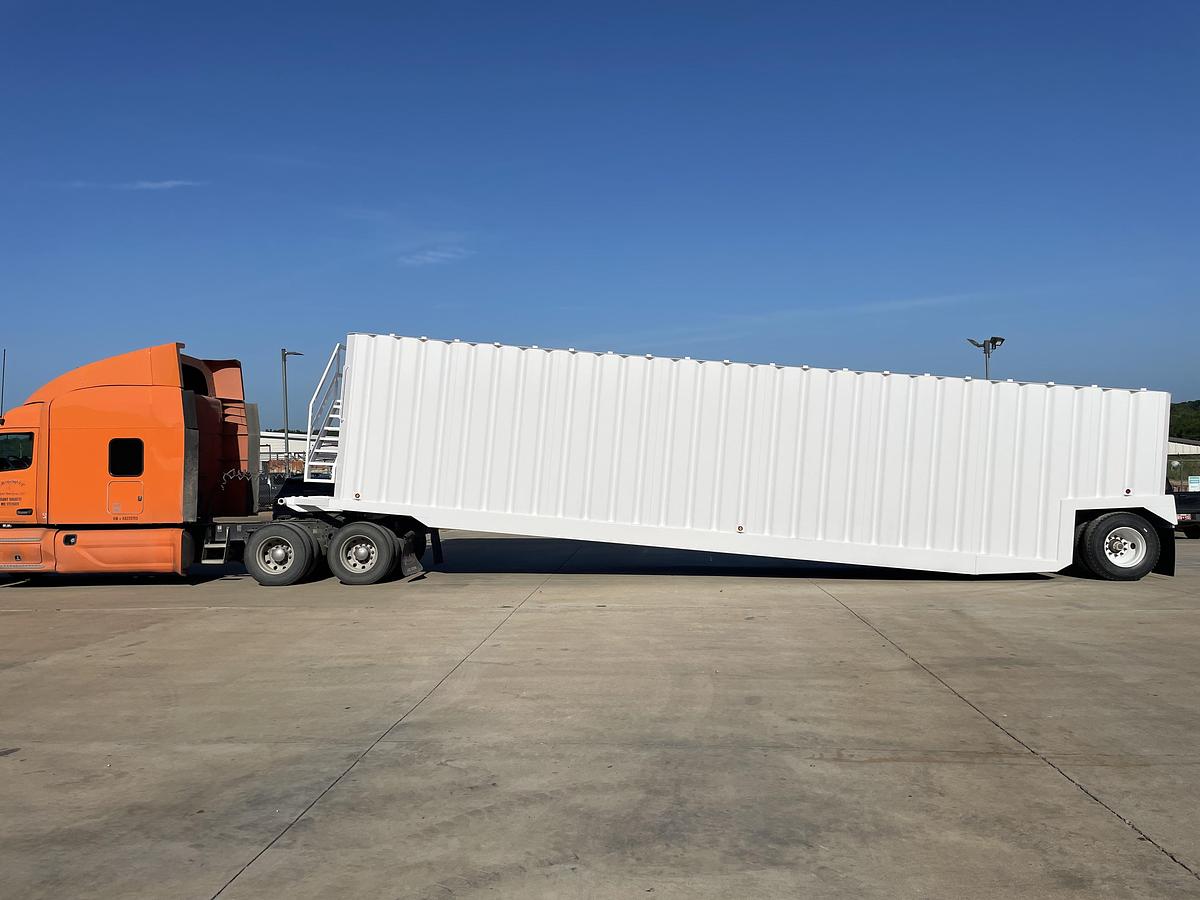 Refurbished 500BBL Frac Tanks- 43x8.5x11, Corrugated Steel, V-bottom, Full Refurb