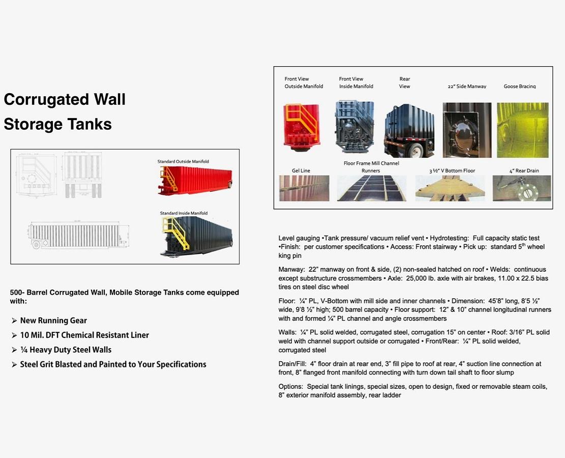 2025 BX TANK SUPPLY 500BBL FRAC TANK NEW