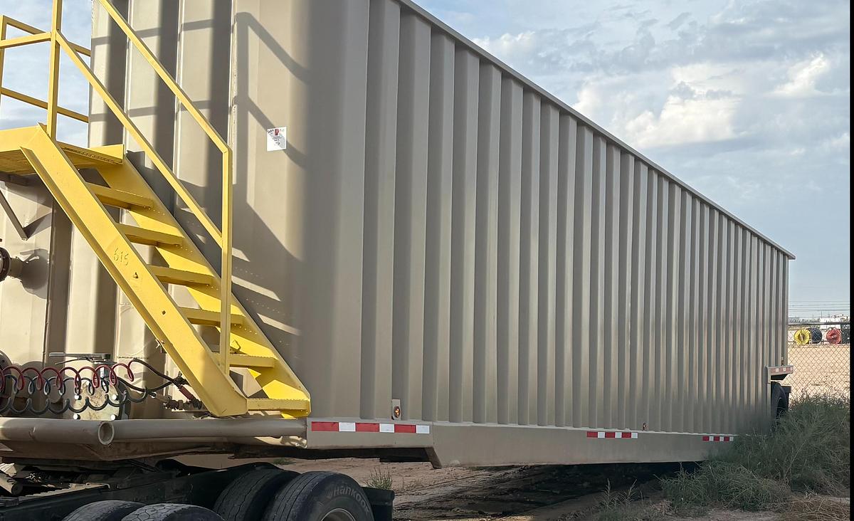 Used 500BBL Open Top Frac Tanks – Corrugated Steel, V-bottom, Full Refurb 