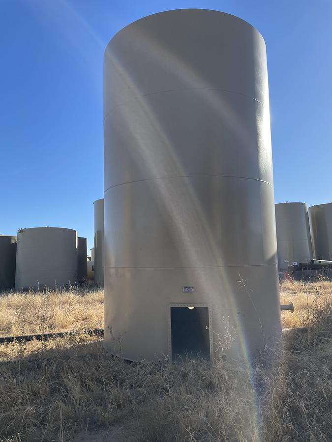 Used 2013 Permian 400BBL Vertical Storage Tank - 12’ x 20’, Carbon Steel, Flat Bottom, Used Basic Refurb 
