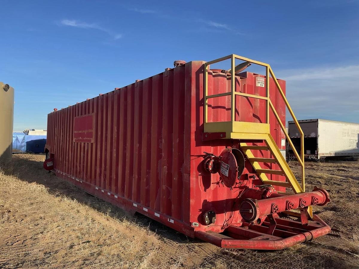 Used Dragon 500bbl Frac Tanks- 43x8.5x11, Corrugated Steel, V-bottom, Used As-Is (2012)