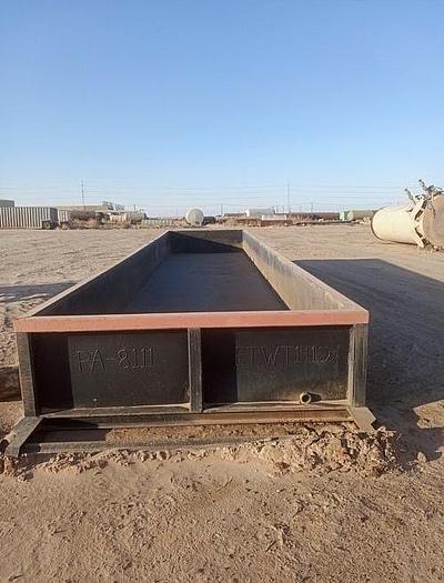 Used Open Top 200 BBL Mud Mix Tank