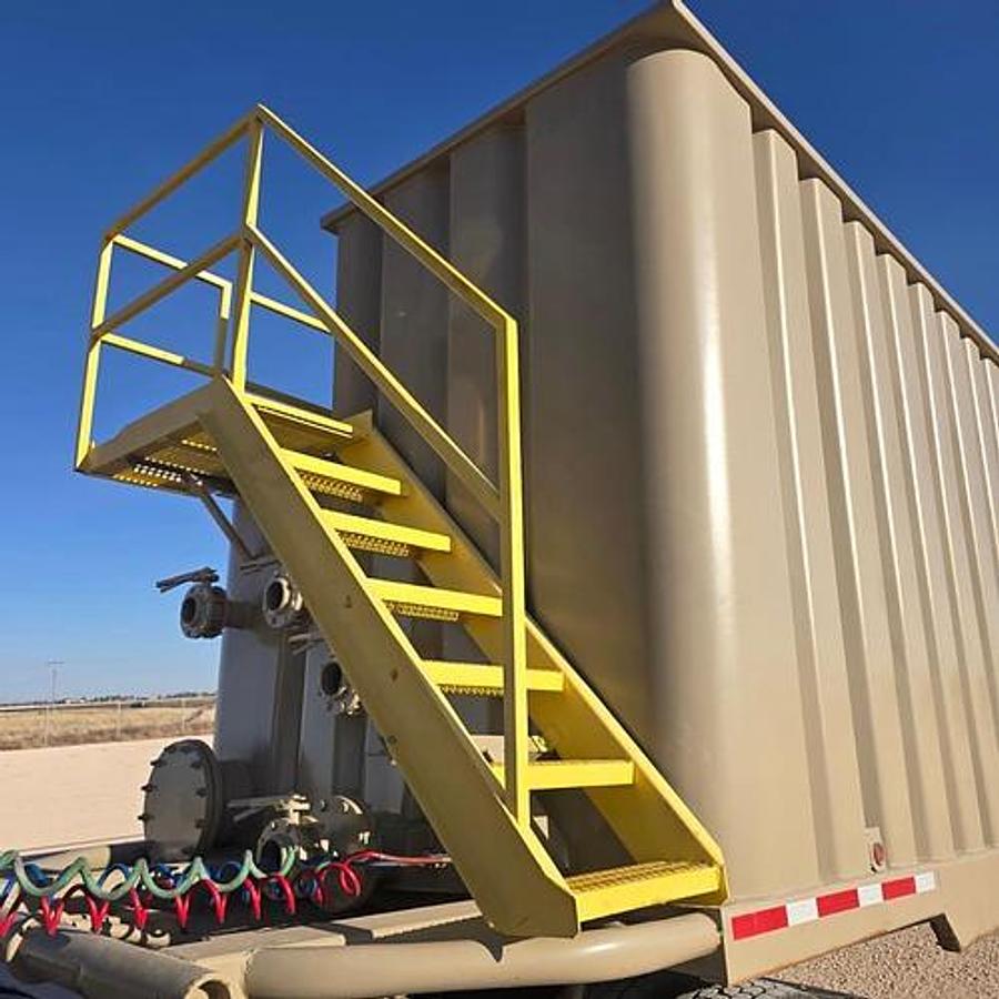 Used Dragon 500BBL Open Top Frac Tanks – Corrugated Steel, V-bottom, Full Refurb (2019)
