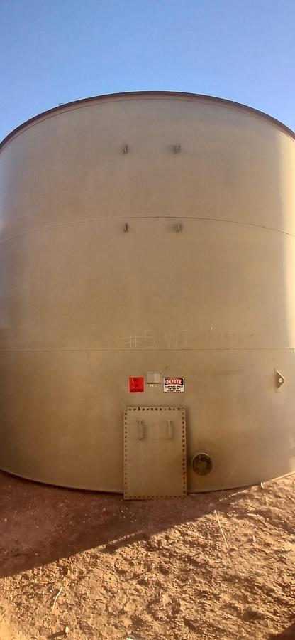 Used Ciramex 1000BBL Vertical Storage Tanks - 21.5’ x 16’, Carbon Steel, Flat Bottom, Used Basic Refurb