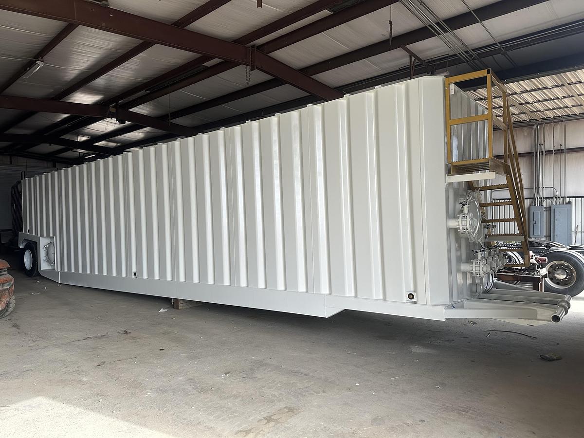 Refurbished 500BBL Frac Tanks- 43x8.5x11, Corrugated Steel, V-bottom, Full Refurb