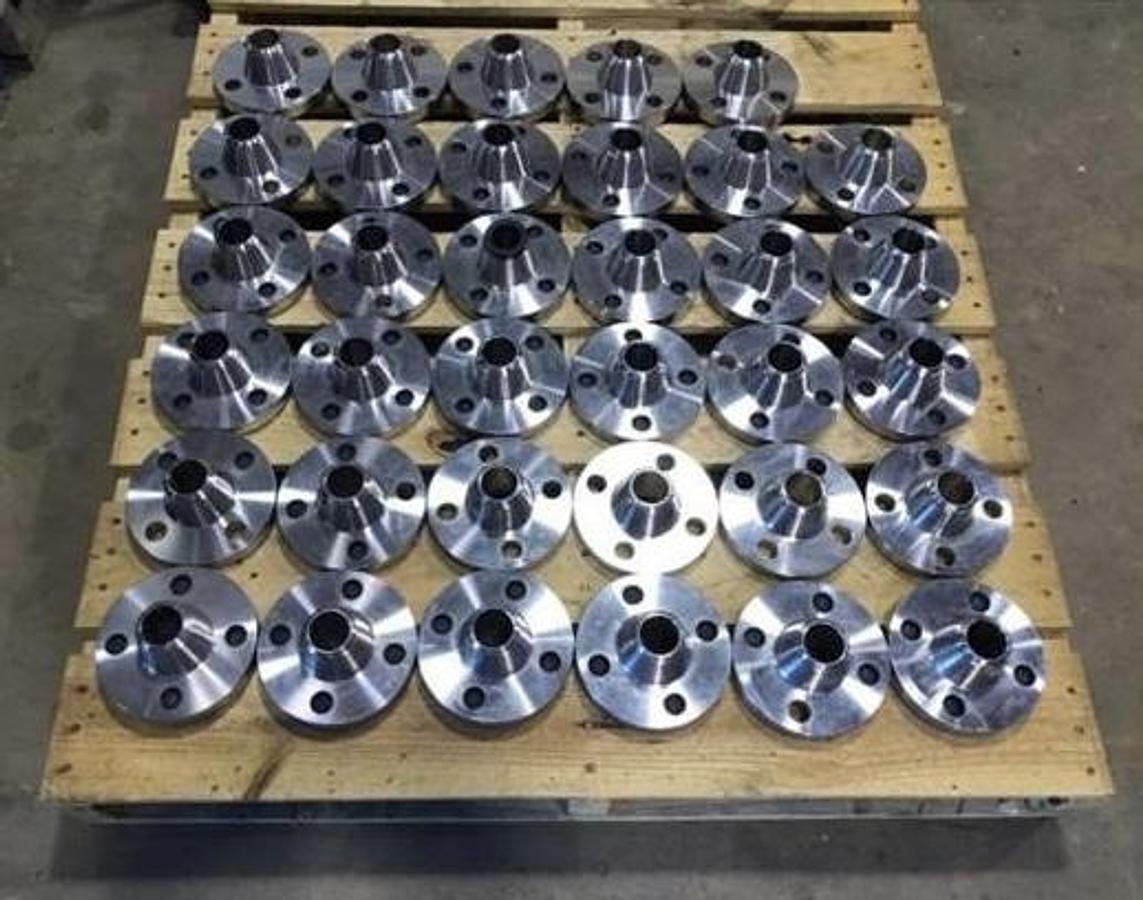 New 1.5” Stainless Steel Flanges- RFWN, Sch. 80, 300#, SA-182 F316/316L