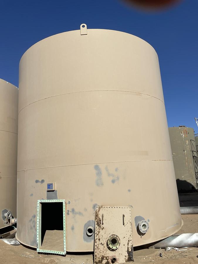 Used Accurate Inc 500BBL Vertical Storage Tanks – 15’6” x 16’, Carbon Steel, Flat Bottom, Used Basic Refurb, 2014