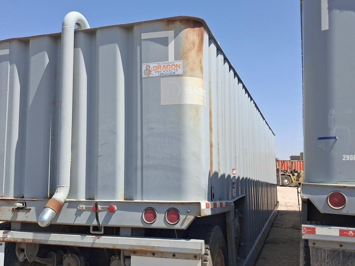 Used Dragon 500BBL Frac Tanks- 43x8.5x11, Corrugated Steel, V-bottom, Used Basic Refurb 2008