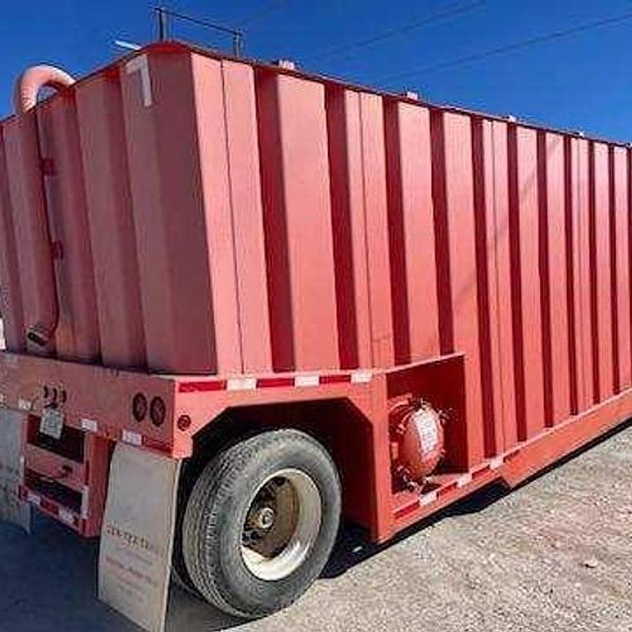 Used 500BBL Frac Tanks- 43x8.5x11, Corrugated Steel, V-bottom, Used Basic Refurb