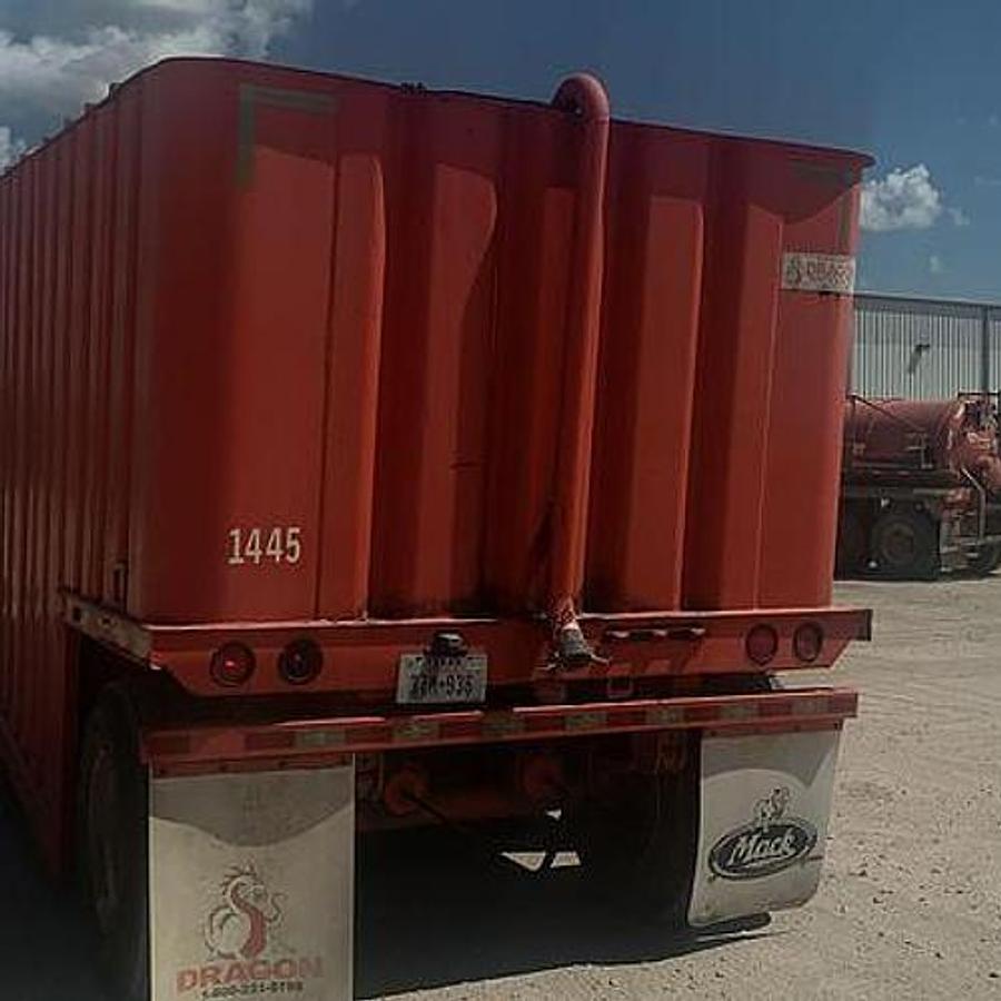 Used Dragon 500BBL Frac Tanks - 43x8.5x11, Corrugated Steel, V-bottom, Used Basic Refurb (2011)